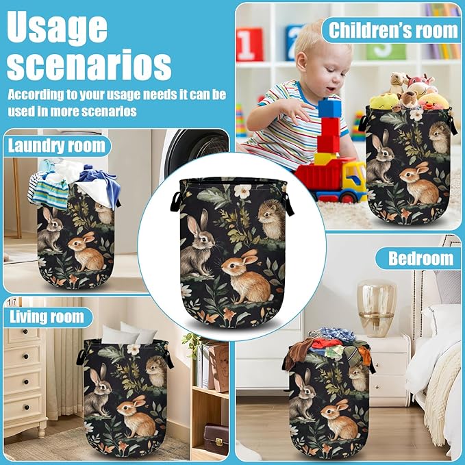 Cute Animal Laundry Basket, Laundry Hamper Collapsible Oxford Cloth - Image 7
