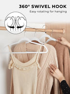 SMARTOR Plastic Hangers 50 Pack - Image 5