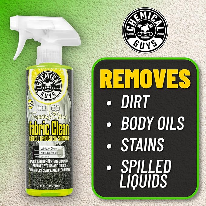 Chemical Guys Sprayable Citrus Fabric Clean Carpet & Upholstery Cleaner - Image 3