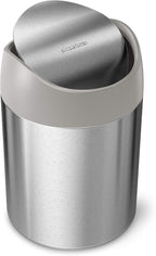 simplehuman, Brushed Stainless Steel 1.5 Liter / 0.4 Gallon Mini Countertop by Simplehuman