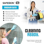 SAFESKIN Disposable Nitrile Gloves in POP-N-GO Pack Medium Duty, Powder-Free - Image 5