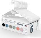 Neaties Super Heavy Duty Clothes Hangers 6 Pack – Made in The USA - 10lb by NeatiesHangers
