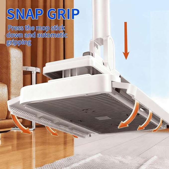 Snap Grip Mini Mop, Zero-Touch Gap Dust Cleaner - Image 2