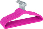 Simplify Slim Velvet Clothes Hangers | 25 Pack | Non-Slip | Shirts | Suit | by Simplify