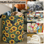 Sunflower Laundry Basket with Handles - Image 6