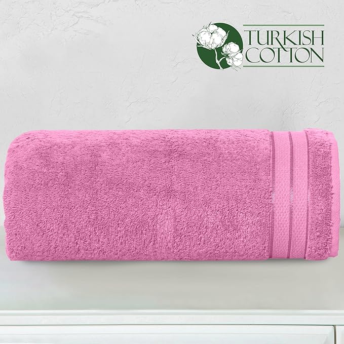 Elegant Comfort Three Line Popcorn Extra Large Luxury Bath Towel - Image 3
