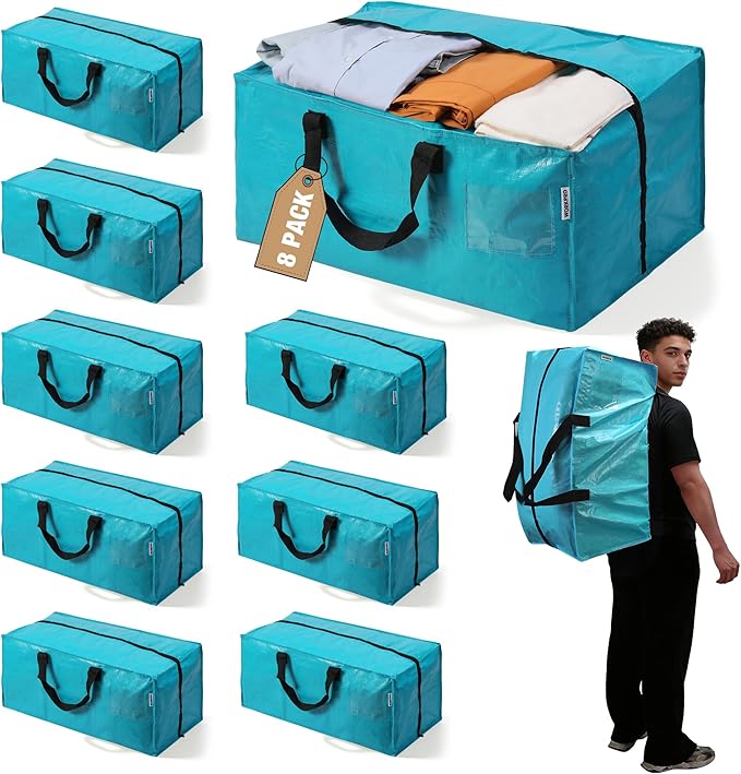 WORKPRO 8 Pack Extra Large Moving Bags by WORKPRO