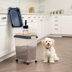 IRIS USA Dog Food Storage Container, 30 lbs & 11 lbs Combo, Cat Food Storage - Image 7