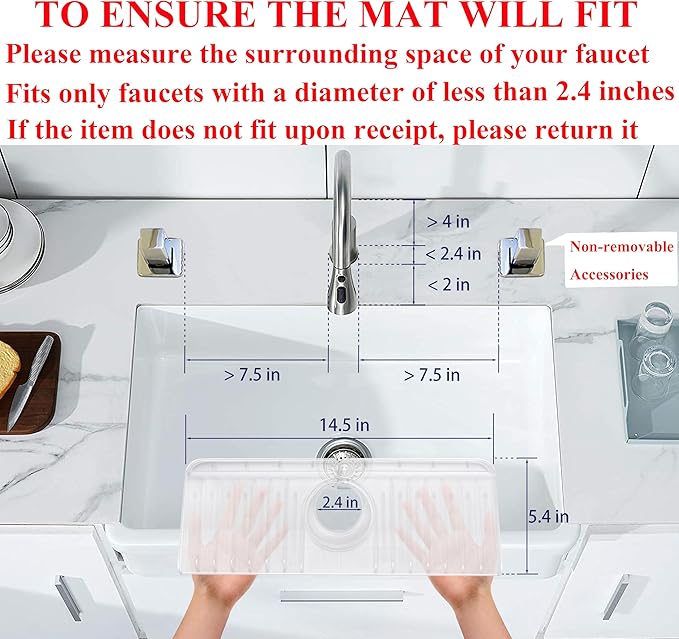 Sink Splash Guard 14.4” x 5.4” - Image 2