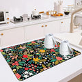Dish Drying Mat for Multiple Usage. Super Absorbent, Easy clean, Quick dry by Mokiwala