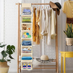Large-Sized Hanging Shoe Organizer 8-Shelf, Hanging Closet Organizer - Image 2