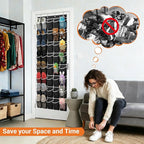40-Pocket Over the Door Shoe Organizer - Image 6