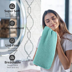Microfiber Waffle Hand Towels, 4 Pieces, Fast Drying, Lint Free 430 GSM - Image 4