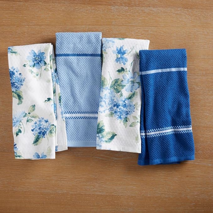 Martha Stewart Amber Floral Kitchen Towel Set 4-Pack - Image 9