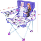 Disney Frozen Kids Chair Foldable for Camping, Sports or Patio with Carry Bag, Toddlers 24M+ - Image 2