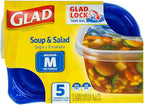 Glad GladWare Soup & Salad Food Storage Containers - Image 3