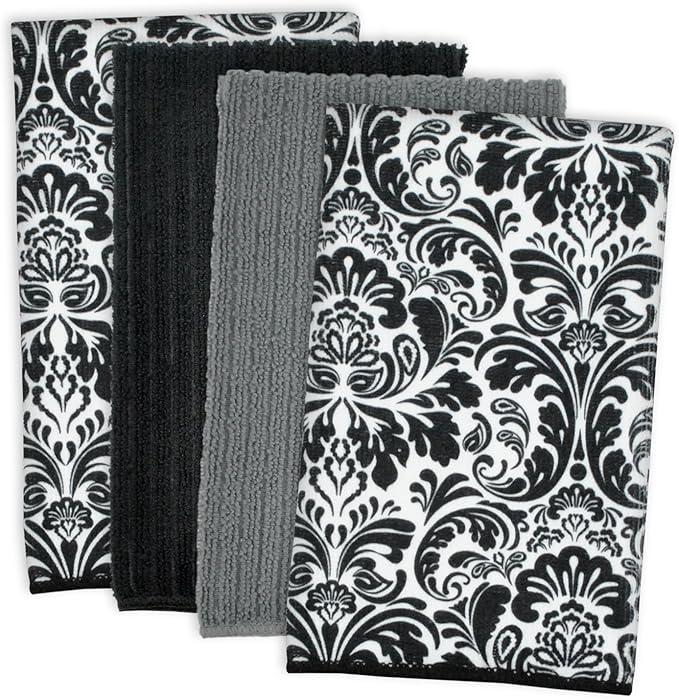 DII Cleaning Collection Multi-Purpose Microfiber, Dishtowel Set by DII