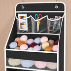 Univivi 5-Shelf Fabric Door Storage Over Door Hanging Organizer - Image 4