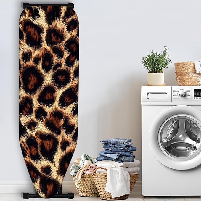 Nuxovilar Realistic Leopard Print Pattern Ironing Board Cover, 15×54 inch - Image 3