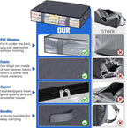 Under Bed Storage Containers, 8 Pack Blanket Storage Bags, Collapsible Storage - Image 6