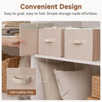 StorageWorks Closet Organizer Storage Baskets, Fabric Storage Bins - Image 6