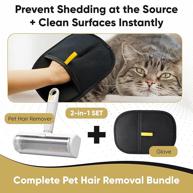 Pet Hair Remover & Reusable Lint Roller – Cat & Dog Hair Remover - Image 3