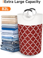 Large Laundry Basket Laundry Hamper Bag Washing Bin Clothes Bag Collapsible Tall - Image 5