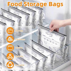 30PCS Reusable Aluminum Foil Sealable Storage Bags, 2025 New Resealable Vacuum - Image 2