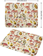 Magic Mushroom Dish Drying Mats Botanical Decorative Absorbent Drying Pad - Image 2