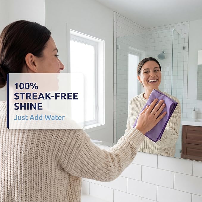 Pure-Sky Microfusion Window Thickened Magic Cleaning Cloth - Image 2