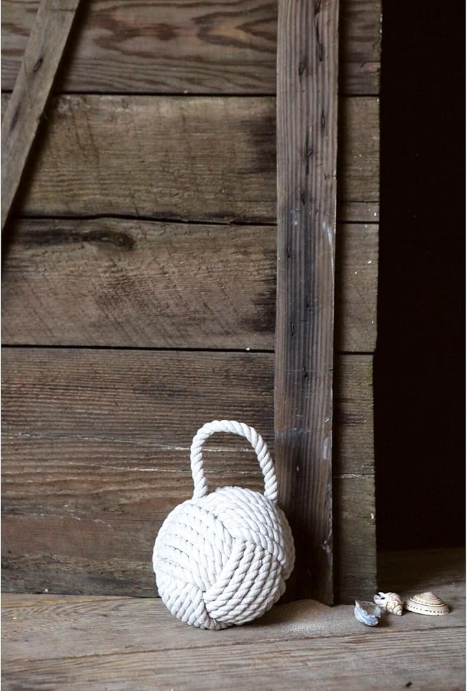 Creative Co-Op Nautical Rope Knot Door Stop - Image 9