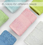 Cleanbear Hand Towel Face Towel Set, 100% Cotton, Size 29" x 13" - Image 4