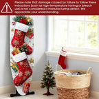 Nuxovilar Ironing Board Cover Winter Stockings Pattern Polyester 15x54 Inches - Image 6