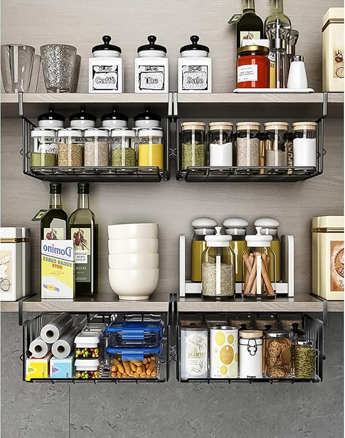 Under Shelf Basket Storage 2Pack - Image 3