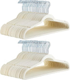 Amazon Basics Slim Velvet Non-Slip Space Saving Suit Clothes Hangers by AmazonBasics
