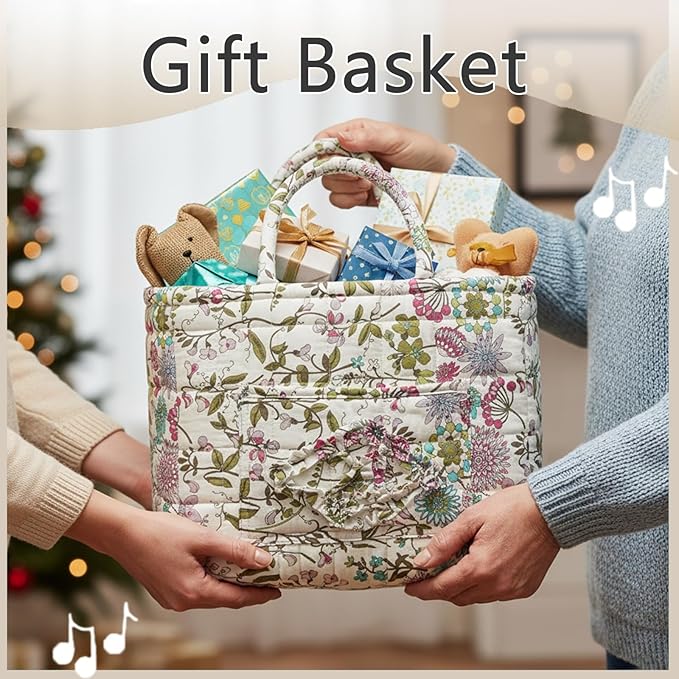 Quilted Fabric Storage Baskets - Image 6