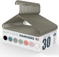 Neaties Plastic Hangers 30 Pack – Made in The USA – 6lb Capacity Standard by NeatiesHangers