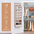 STORAGE MANIAC Over the Door Shoe Organizer Heavy-Duty Large Deep Pocket - Image 5