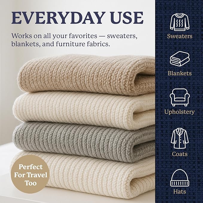 Farberware Fabric Shaver & Lint Remover Set–Battery Operated Sweater Shaver - Image 4