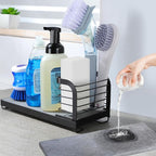 Wipe-Free Sink Organizer with Drying Stone, Instant Dry Sink Caddy Organizers by AIDILI