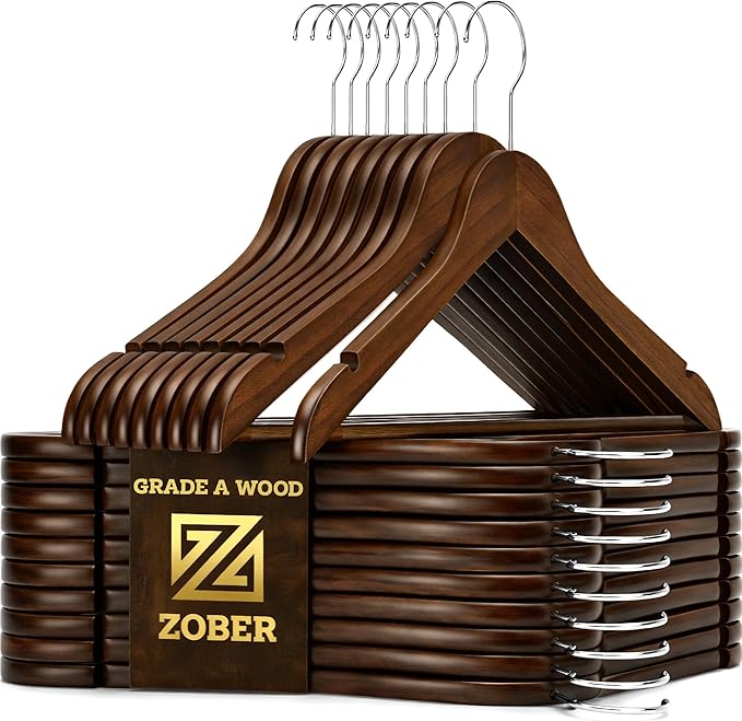 ZOBER Wooden Hangers by ZOBER