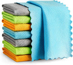 AIDEA Microfiber Glass Cleaning Cloths, Lint Free Magic Cleaning Cloth by AIDEAHOME