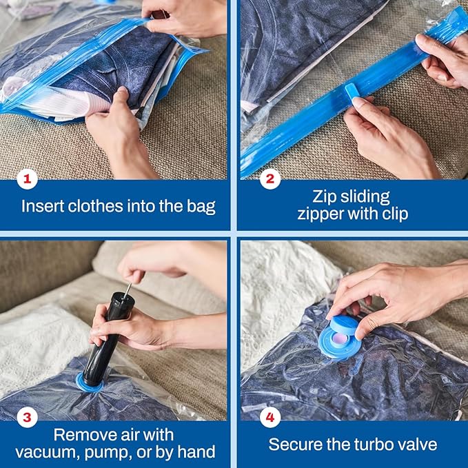10 Pack Large Vacuum Storage Bags - Image 2