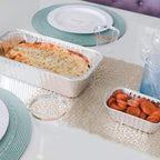 PLASTICPRO [5 Lb 10 Pack Disposable Loaf Pans Aluminum Tin Foil Meal Prep - Image 7