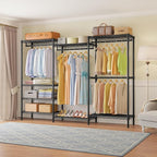 VIPEK V5 Plus Large Portable Closet Rack Freestanding Wardrobe Closet, 85.4" L - Image 2