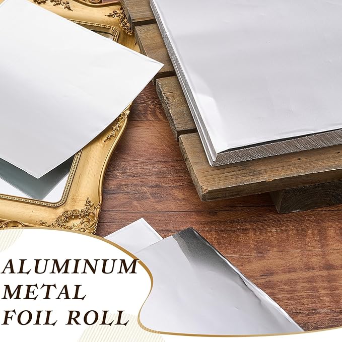 40 Packs Aluminum Metal Crafts DIY Foil 12 Inch x 12 Inch x 0.07 mm Thick - Image 6