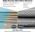 Lint-Free Streak-Free Glass Cleaning Cloth 3-Pack - Image 5