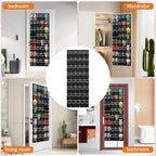 40-Pocket Over the Door Shoe Organizer - Image 7