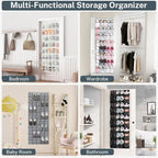40-Pocket Over the Door Shoe Organizer - Image 7