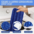 HOMTOYOU Microfiber Flat Mop - Image 3